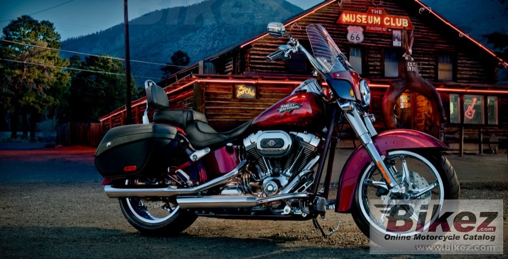 Big Harley-Davidson flstse3 cvo softail convertible picture and wallpaper from Bikez.com